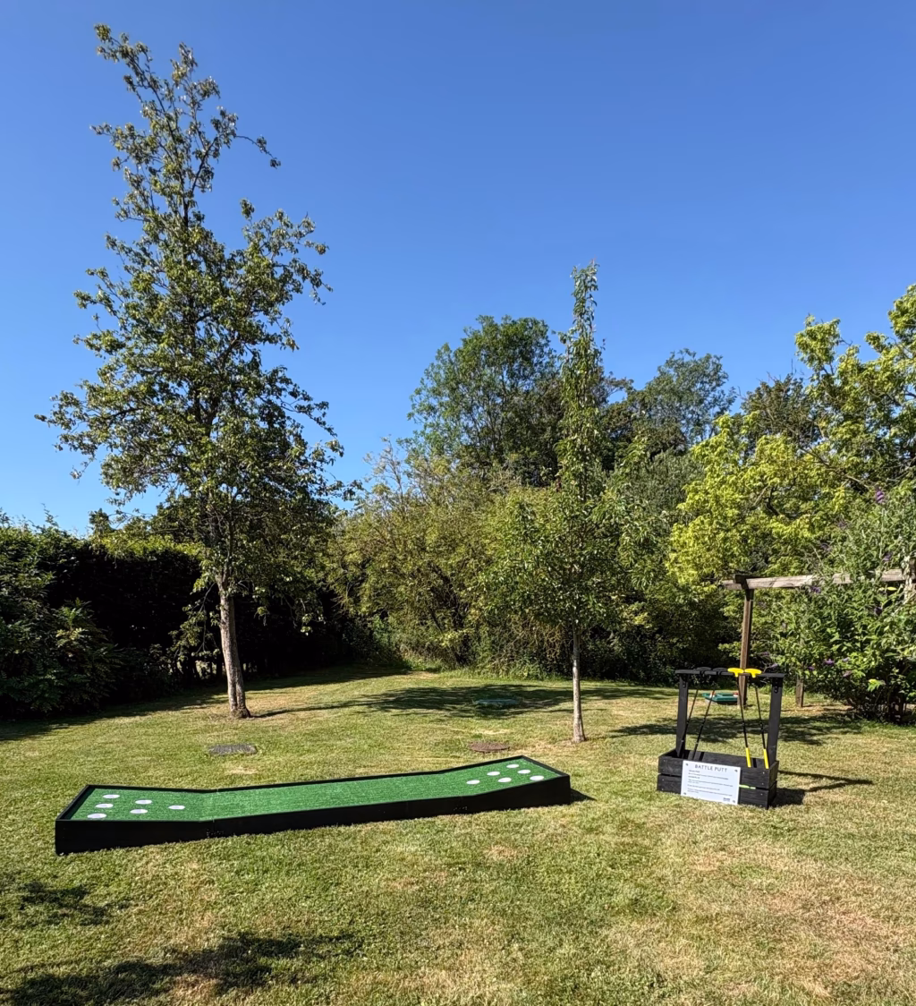 Battle Putt crazy golf game available to hire for weddings, family celebrations and corporate team building events across Norfolk and Suffolk.