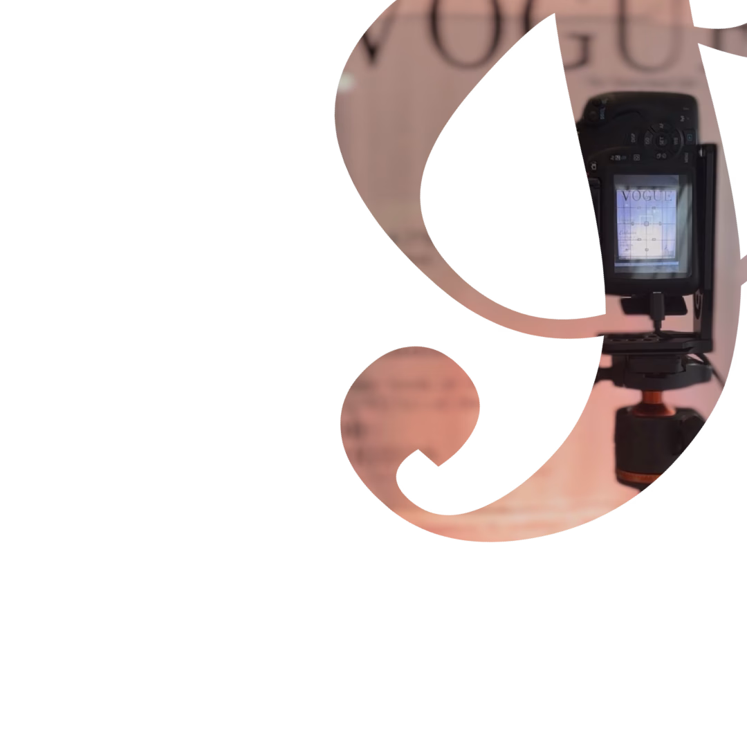 DSLR Camera at wedding with magazine booth